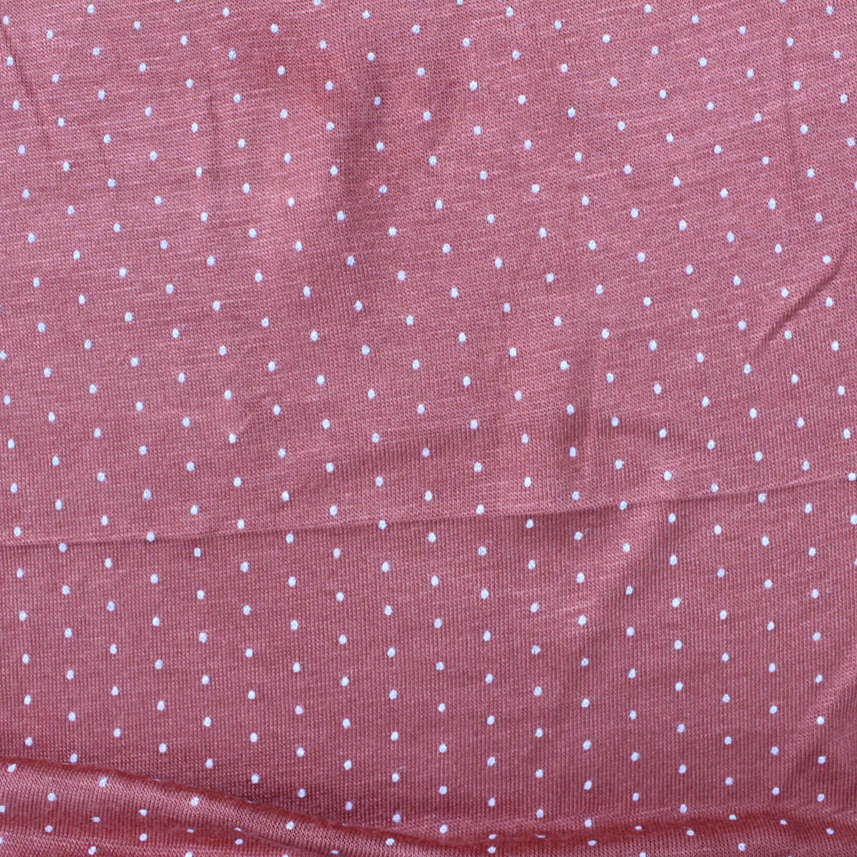 White Dots Jersey Knit, 148 gsm
