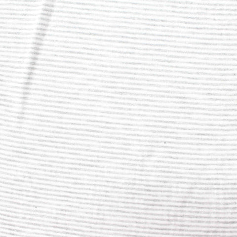 Light Grey Horizontal-Stripe Jersey Knit, 173 gsm