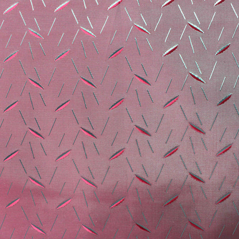 Grey Dashes Jacquard, Poly-Viscose