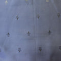 Jacquard Polyester Viscose Woven Fabric, 91 gsm — Blue