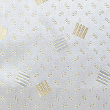 Gold Squares Jacquard, Poly-Viscose — texture