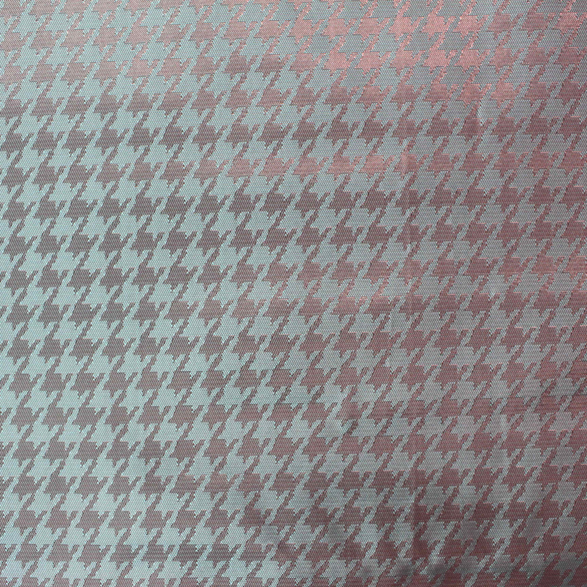 Light Blue Fine-Houndstooth Jacquard, Poly-Viscose