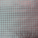 Light Blue Fine-Houndstooth Jacquard, Poly-Viscose