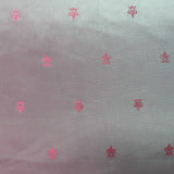 Jacquard Polyester Viscose Woven Fabric, 88 gsm — Purple