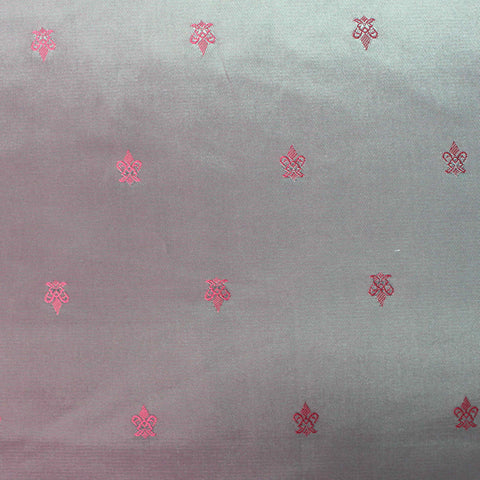 Jacquard Polyester Viscose Woven Fabric, 88 gsm — Purple