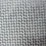 Dark Grey Houndstooth Jacquard, Poly-Viscose