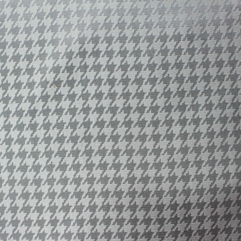 Dark Grey Houndstooth Jacquard, Poly-Viscose