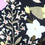 Pink Floral Woven, Viscose — texture