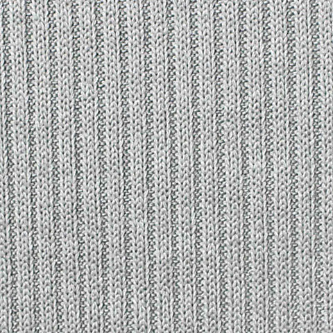 Light Grey Rib Knit, Poly-Viscose