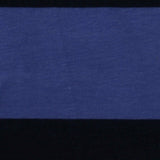 Blue Horizontal-Stripe Jersey Knit, Cotton