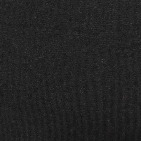 Polyester Cotton Jersey Knit Fabric, 165 gsm, 170 cm — Black