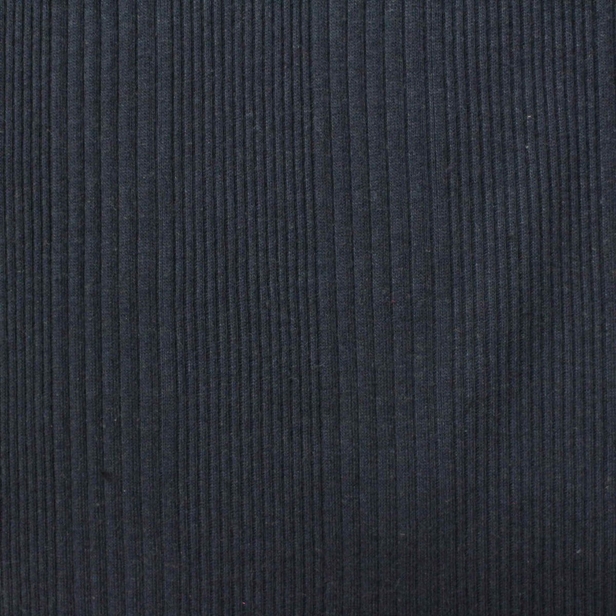 Charcoal Rib Knit, Poly-Cotton