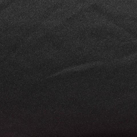 Polyester Stretch Scuba Knit Fabric, 288 gsm, 160 cm — Black