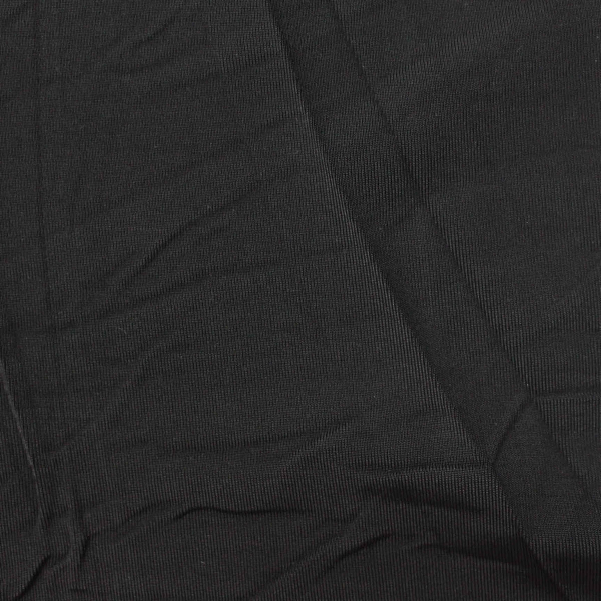 Black Ribbed Rib Knit, Polyester