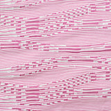 Pink Horizontal-Line Jacquard, Polyester