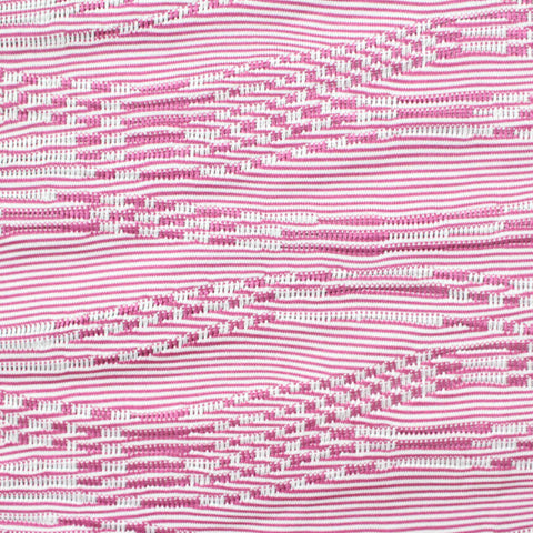 Pink Horizontal-Line Jacquard, Polyester