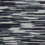 Black Horizontal-Stripe Ponte Knit, Viscose-Nylon — texture