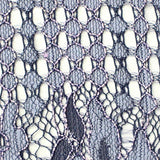 Blue Bold-Floral Lace, Nylon-Viscose — texture