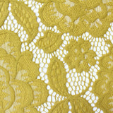 Mustard Floral Lace, Nylon