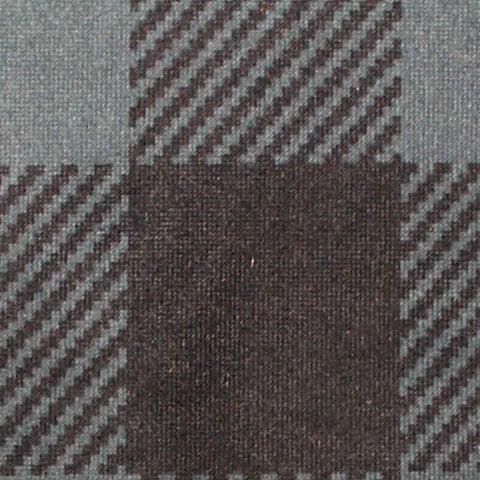Dark Grey Plaid Milk Silk Knit, Polyester
