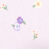 Purple Floral Waffle Knit, Poly-Viscose