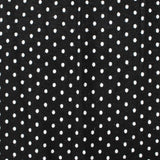 White Dots Jersey Knit, Viscose