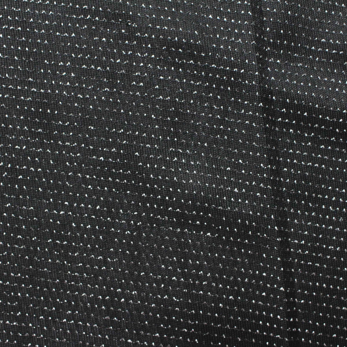 Black Flecks Jacquard, Polyester, 136 gsm