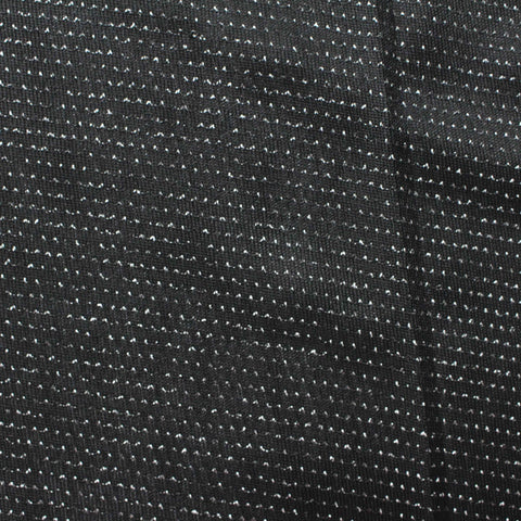Black Flecks Jacquard, Polyester, 136 gsm