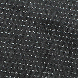 Black Flecks Jacquard, Polyester — texture
