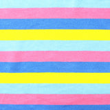 Pink Horizontal-Stripe Jersey Knit, Viscose