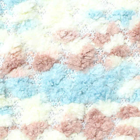 Pastel Blue Textured Chunky Knit, Polyester