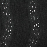 Black Wavy-Line Crepe, Polyester