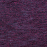 Dark Purple Marl Jersey Knit, Poly-Viscose