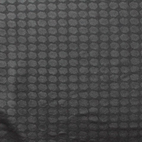 Dark Grey Dots Jersey Knit, Polyester