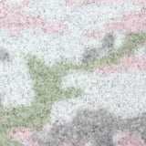 Grey Camo Rib Knit, Viscose-Poly