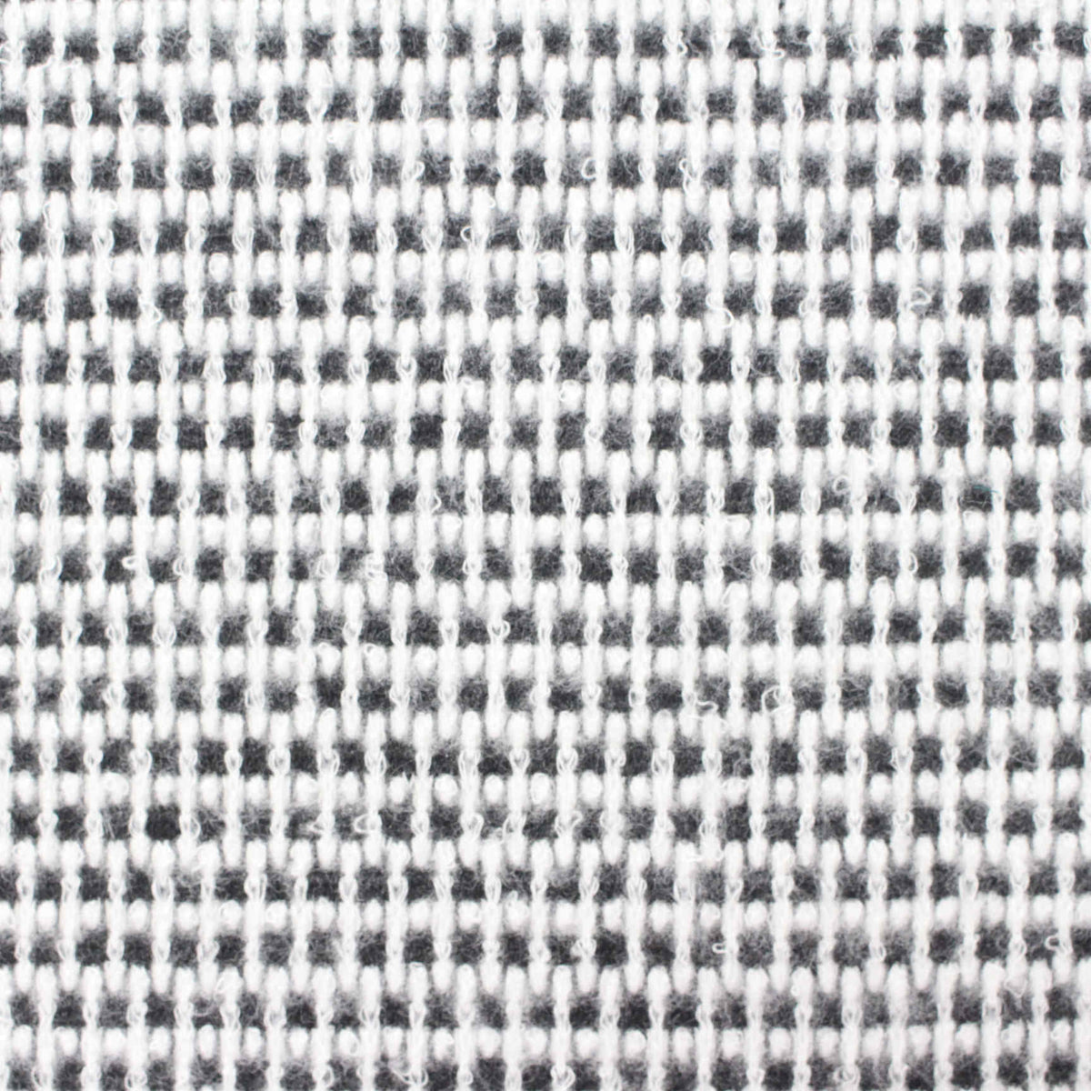 Black Check Jacquard, Poly-Viscose, 200 gsm