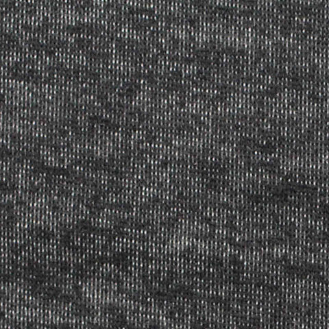Dark Grey Heathered-Marl Interlock Knit, Poly-Viscose, 245 gsm