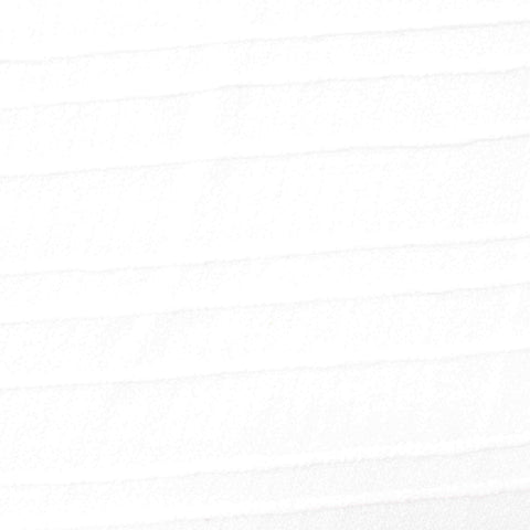 Striped Polyester Viscose Knit Fabric, 165 gsm — White