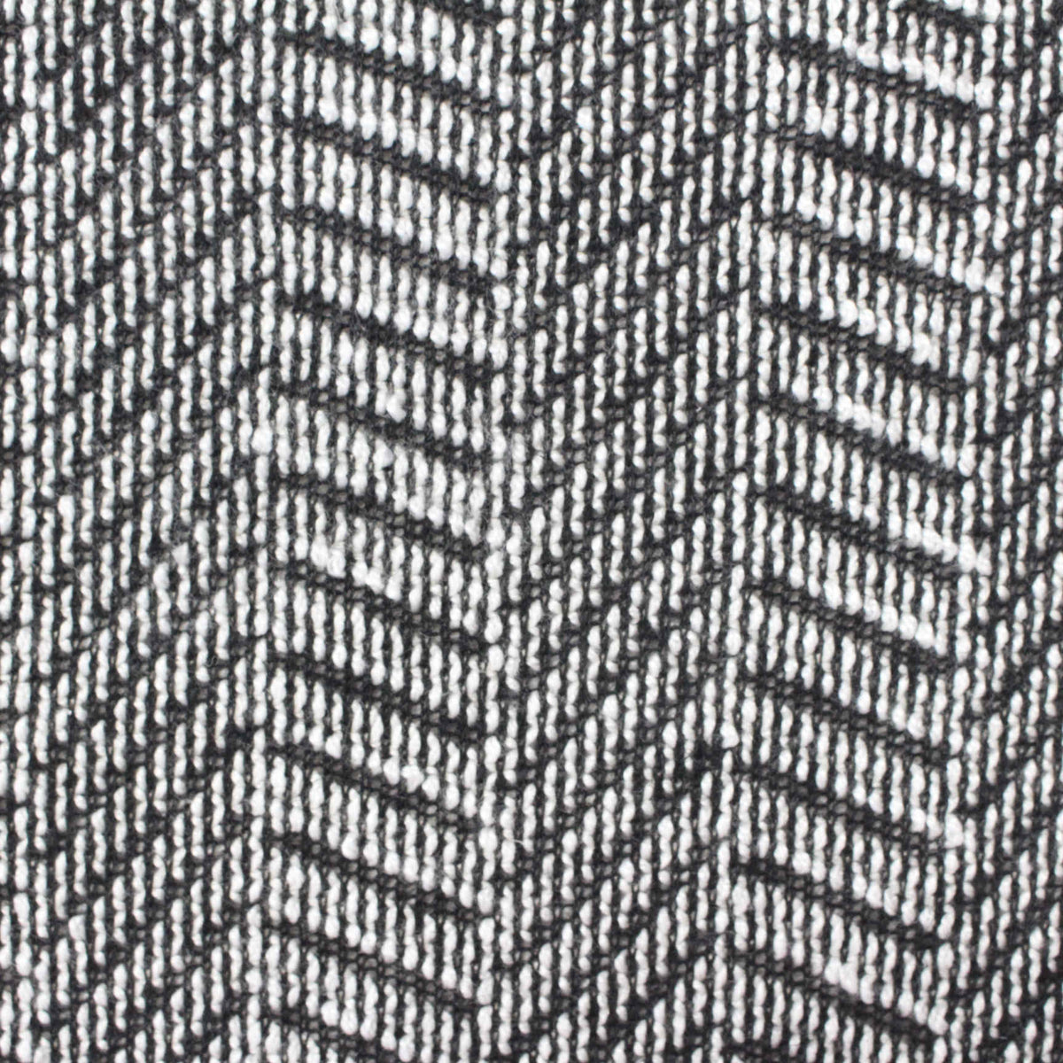 Black Herringbone Jacquard, Polyester