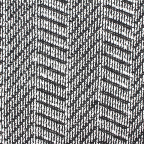 Black Herringbone Jacquard, Polyester