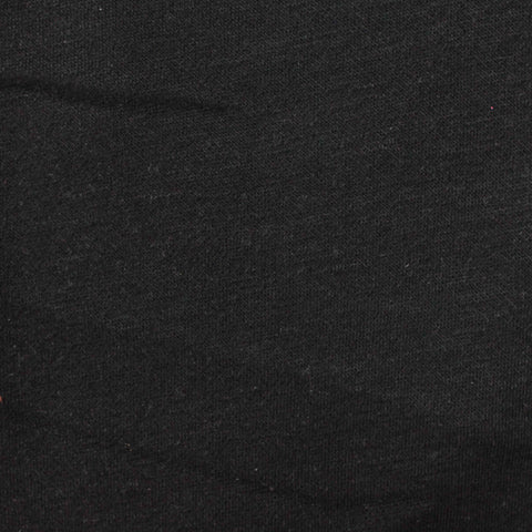 100% Polyester Fleece Fabric, 290 gsm — Black