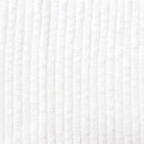 Cotton Polyester Stretch Rib Knit Fabric, 155 gsm — White