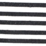 Black Horizontal-Stripe French Terry, Poly-Viscose — texture
