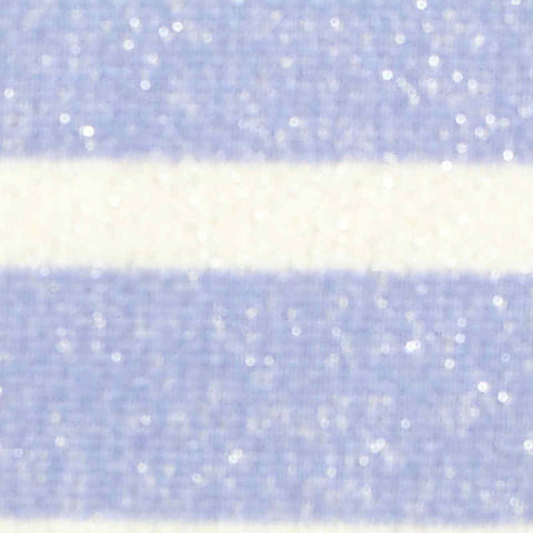 Light Blue Horizontal-Stripe French Terry, Cotton-Poly