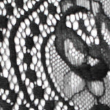 Black Floral Lace, Nylon — texture
