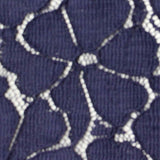 Navy Floral Lace, Nylon — texture