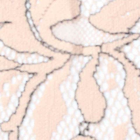 Peach Floral Lace, Nylon