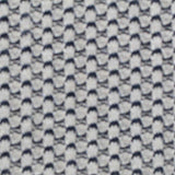 Navy Geometric Waffle Knit, Poly-Viscose — texture