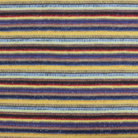 Yellow Horizontal-Stripe Knit, Poly-Viscose, 225 gsm