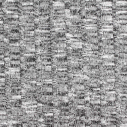 Grey Heather Rib Knit, Polyester, 225 gsm